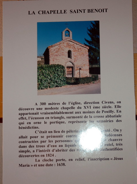 74-La chapelle Saint Benoit